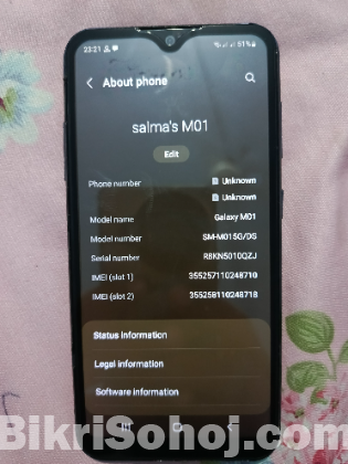 Samsung M01